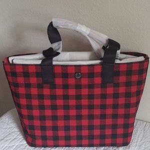 COACH Gingham Canvas Tote